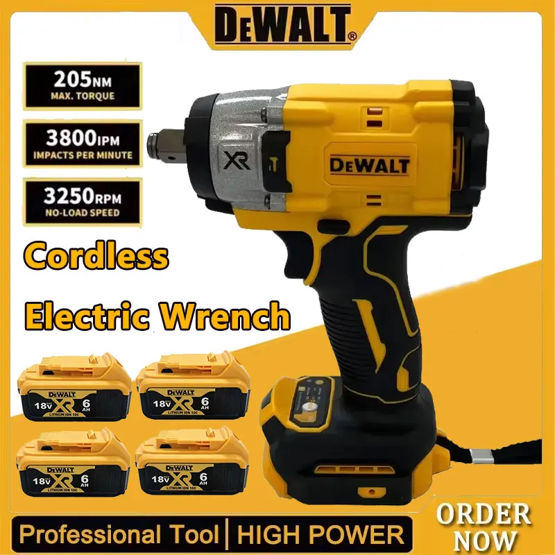 Power Tools Battery Repair - Klucz udarowy Dewalt Electric Wrench 205N.m,
