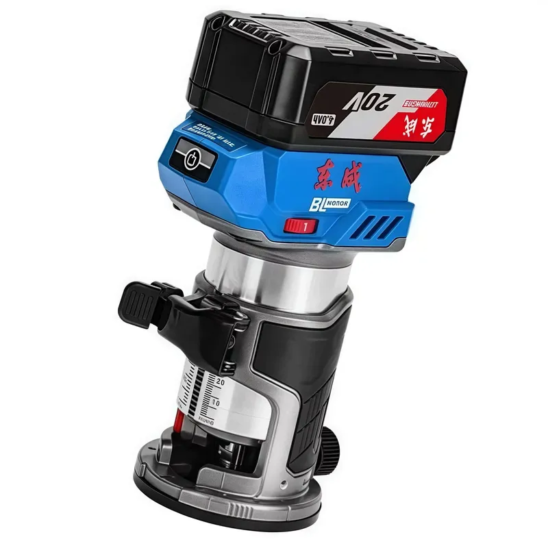 Power Tools Dongcheng - Bezprzewodowy, zasilany akumulatorem 20V, bezszczotkowy frezarka