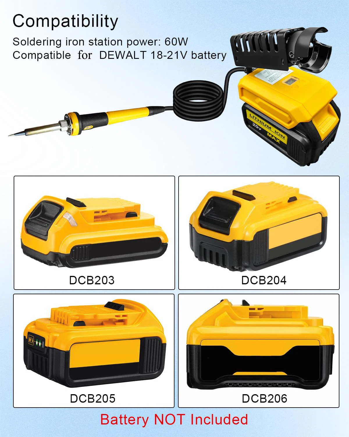 Przenośny zestaw lutownicy kom – Power Tools Battery Repair recenzja i cena