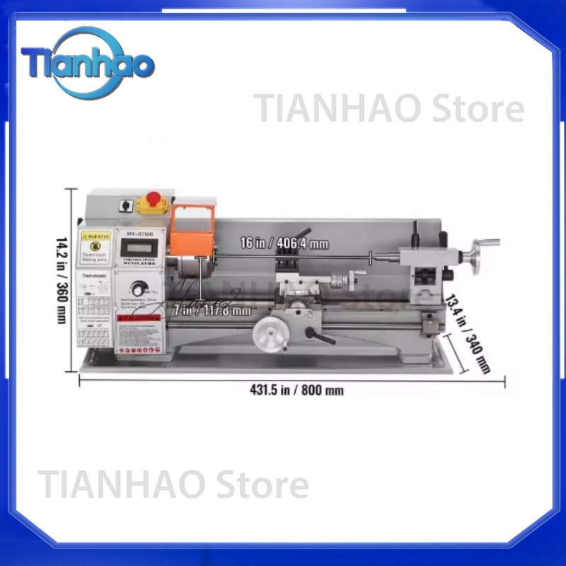 Tokarka metalowa 7'' x 16'' do – Power X Tools And Machinery recenzja i cena